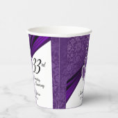 6日/33日/47アメジスト結婚記念日 紙コップ (右)