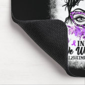 6月に私たちは衣服紫アルツハイマー認識度メッシーB マウスパッド (コーナー)