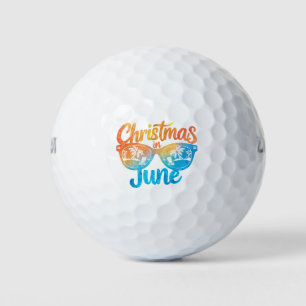 6月のクリスマスサングラスおもしろい夏休み ゴルフボール