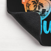 6月のクリスマスサングラスおもしろい夏休み マウスパッド (コーナー)