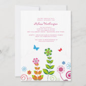 6月の庭の招待状 招待状 (正面)