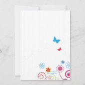 6月の庭の招待状 招待状 (裏面)