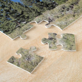 6月の湖と東シエラネバダ山脈，カリフォルニア州 ジグソーパズル (側面)