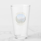 6月の湖と東シエラネバダ山脈 タンブラーグラス (裏面)