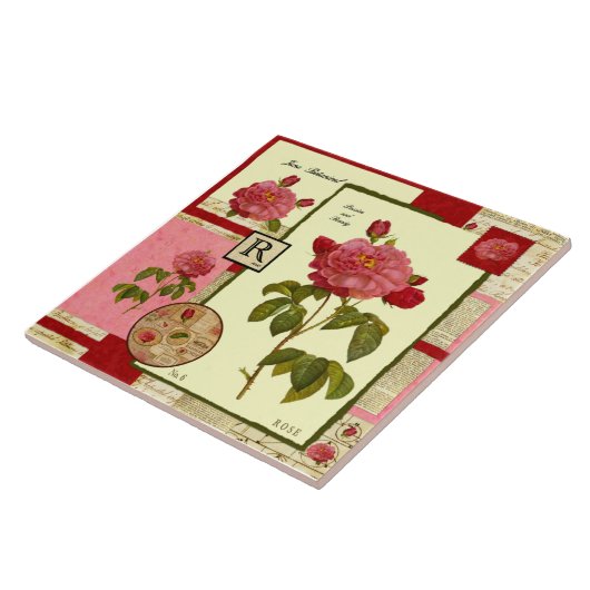 6月の花 タイル (側面)