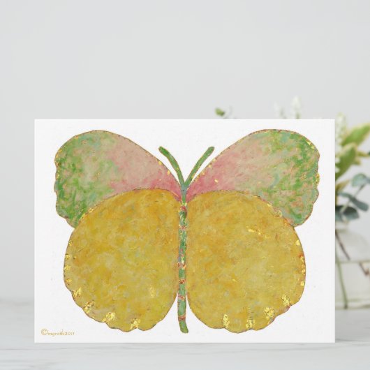 6月の蝶の誕生発表 案内状 (スタンド正面)