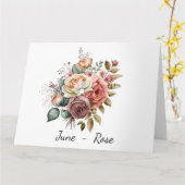 6月の誕生日カード カード (黄色い花)