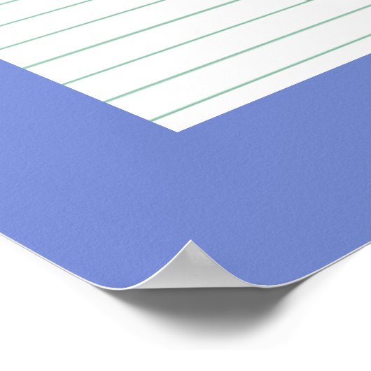 6月の誕生石誕生石真珠アートポスター ポスター (角)