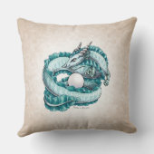 6月の誕生石龍：パール クッション (裏面)