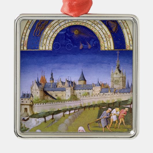 6月のFascimile: Haymaking メタルオーナメント (正面)