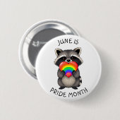 6月はプライド月 | かわいいルーン（虹あり） 缶バッジ (正面&裏面)