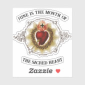 6月は神聖ハートの月 シール (シート)