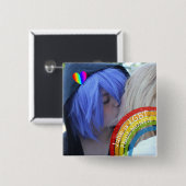 6月はLGBTプライド月写真 缶バッジ (正面&裏面)