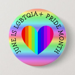 6月はLGBTQIA+プライド月ボタン 缶バッジ