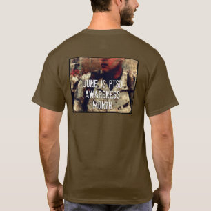 6月はPTSD啓発月間です Tシャツ