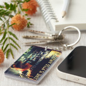 6月はPTSD認識度月キーチェーン キーホルダー (正面右)