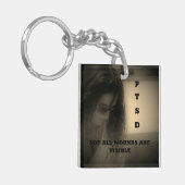 6月はPTSD認識度月キーチェーン キーホルダー (正面左)