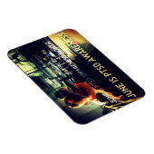 6月はPTSD認識度月フラットマグネット マグネット (右側)