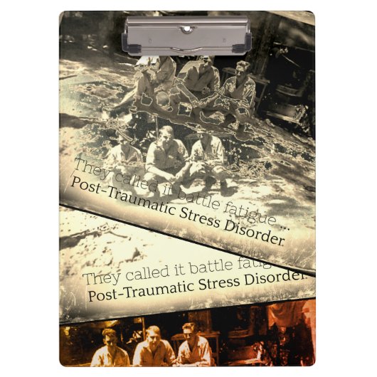 6月はPTSD認識度月ポスター クリップボード (正面)