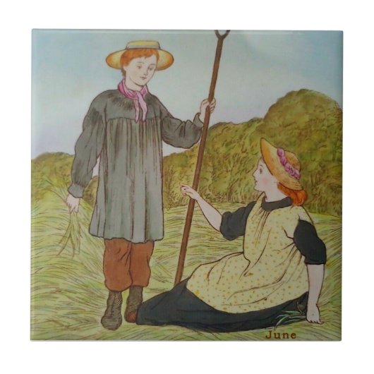 6月ウェッジウッド月手持ち色レプロ タイル (正面)