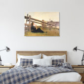 6月ガール吹ズ・ダンデロン種子， 1899 キャンバスプリント (インサイチュ (寝室))