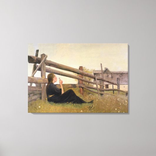 6月ガール吹ズ・ダンデロン種子， 1899 キャンバスプリント (正面)