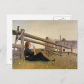 6月ガール吹ズ・ダンデロン種子， 1899 ポストカード (正面/裏面)