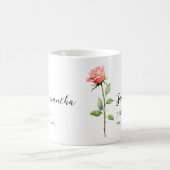 6月バラ誕生花月名ギフト コーヒーマグカップ (中央)