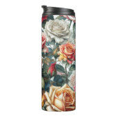 6月パーソナライズされた誕生フラワーバラ タンブラー (回転右)