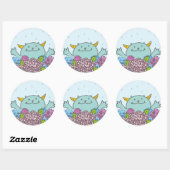 6月モンスターシール ラウンドシール (シート)