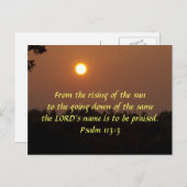 6月下旬の早朝 ポストカード (正面/裏面)