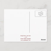 6月下旬の早朝 ポストカード (裏面)