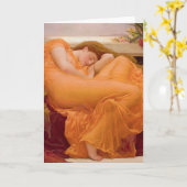 6月燃え立つヴィンテージの芸術 カード (黄色い花)