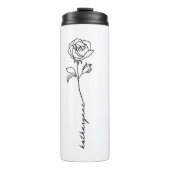 6月誕生日月花バラ誕生月 タンブラー (正面)