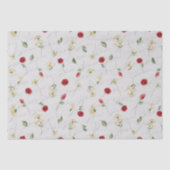 6月誕生月フラワーズバラハニーサックル 薄葉紙 (正面)