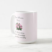 6月誕生月フラワーバラタイムレスフローラ コーヒーマグカップ (正面左)