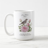 6月誕生月花バラエレガント誕生日 コーヒーマグカップ (左)