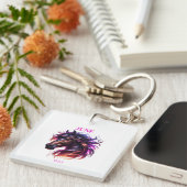 6月誕生月霊獣馬 キーホルダー (正面右)