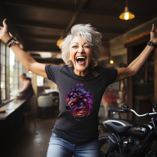 6月誕生月霊獣馬 Tシャツ