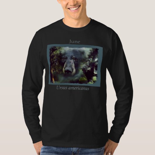 6月長袖Tのポートレート Tシャツ (正面)