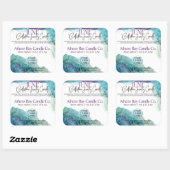 6月隠しジュエリーろうそく製品ラベル スクエアシール (シート)