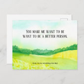 6月1日に何かいい日を言う賛辞 ポストカード (正面/裏面)