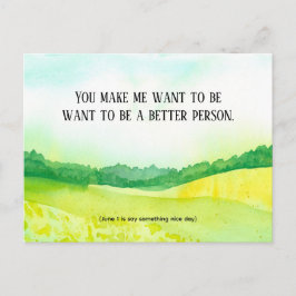 6月1日に何かいい日を言う賛辞 ポストカード