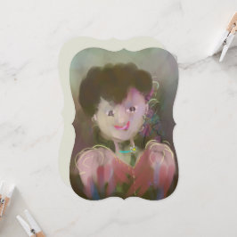 6月10日パーソナリティポートレートデジタ絵画ル