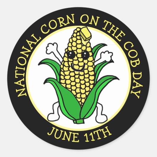 6月11日はコブ・デイの全国コーンクラシックだ ラウンドシール (正面)