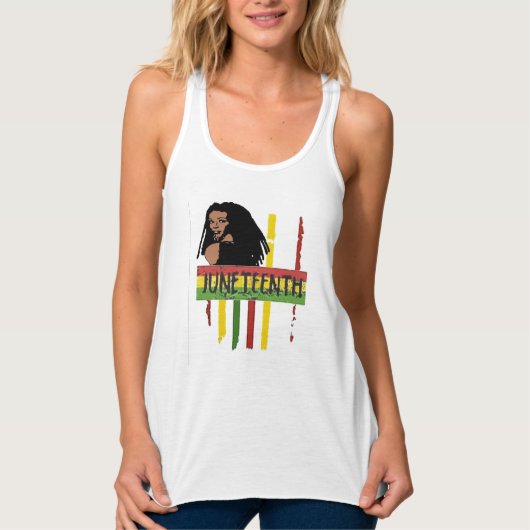 6月11日国旗のTシャツ タンクトップ (正面)