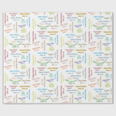 6月12日誕生日ギフトラッピング紙 ラッピングペーパー (フラット)