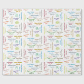 6月13日誕生日ギフトラッピング紙 ラッピングペーパー (フラット)