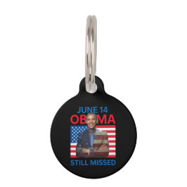 6月14日、オバマ恋しく思は謝礼の贈り物 ペット　ネームタグ