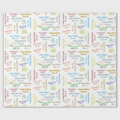 6月18日誕生日ギフトラッピング紙 ラッピングペーパー (フラット)